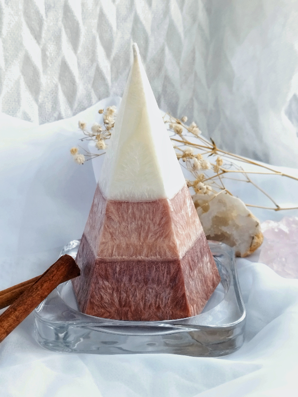 Skleněný podtácek pod svíčky