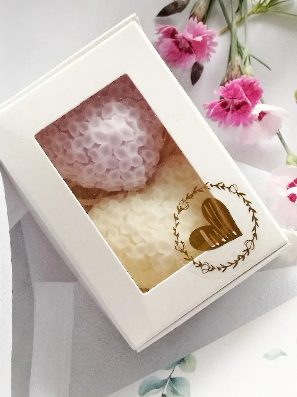 Vonné vosky srdíčka 2 kusy