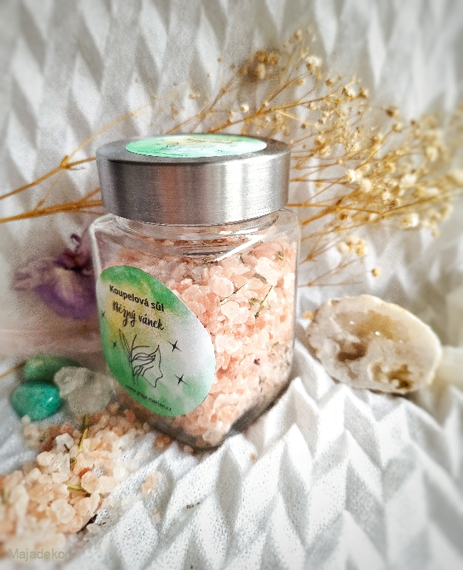 Osvěžující meduňková sůl do koupele