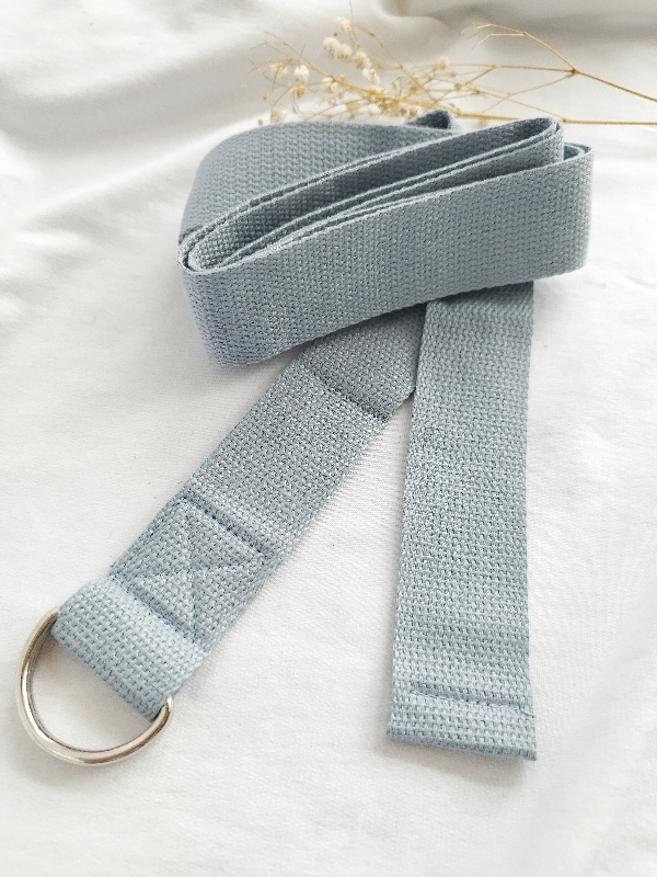 Šedý Sangle pás pro jógu