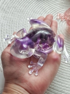 Talisman žabka - ametyst