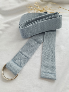 Šedý Sangle pás pro jógu