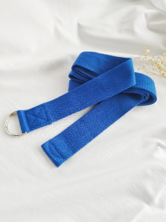 Modrý Sangle pás na cvičení jógy