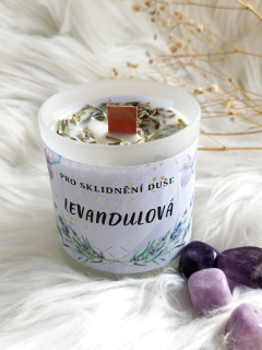 Levandulová zklidňující svíčka