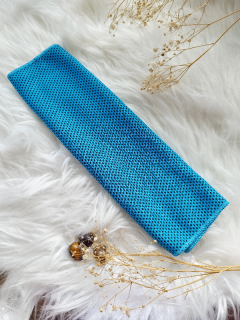 Chladící ručník na jógu - modrý