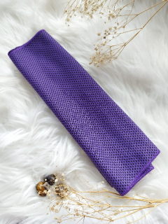 Chladící ručník na jógu - fialový