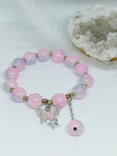 Růžový náramek pro princezny - dětský